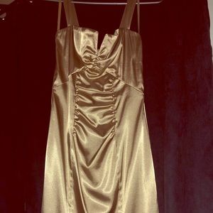 Gold dress